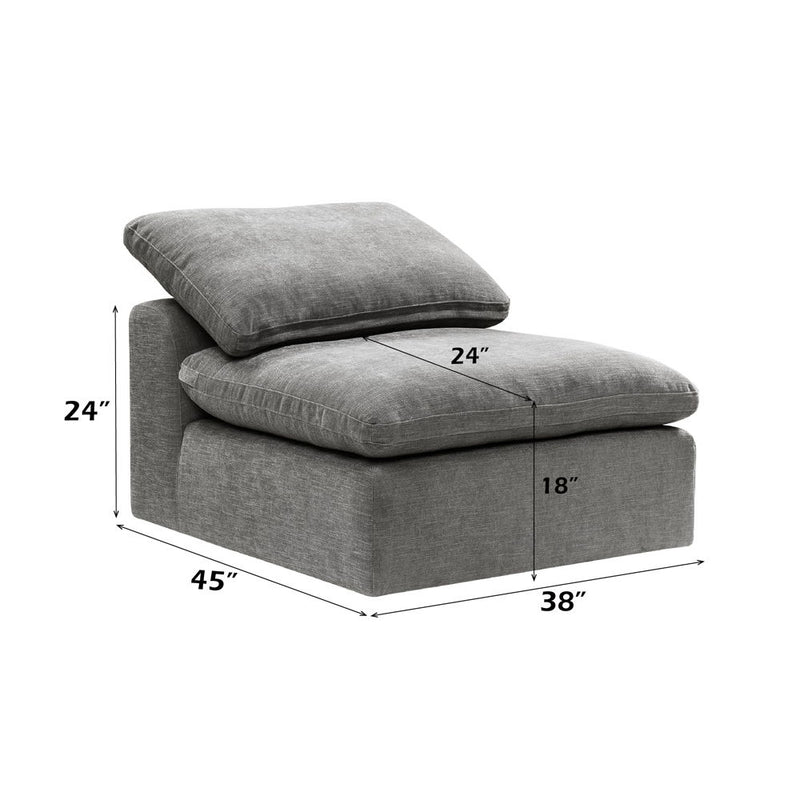 Naveen - Armless Chair - R&R Furniture Gallery (Fountain Valley, CA)