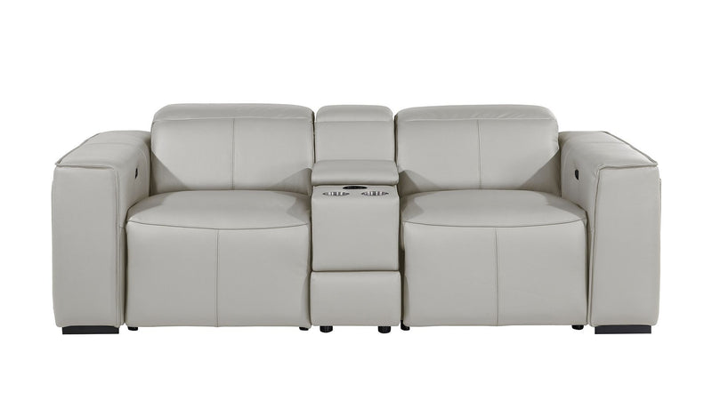 1224 - 3-Piece Modular Power Reclining Loveseat In With 2 Power Recliners & Power Headrests