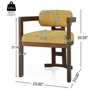 Stylish Indoor Upholstered Wood Dining Chair (Set of 2) - R&R Furniture Gallery (Fountain Valley, CA)
