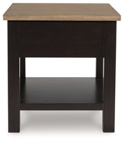 Drazmine - Rectangular End Table - Brown - R&R Furniture Gallery (Fountain Valley, CA)
