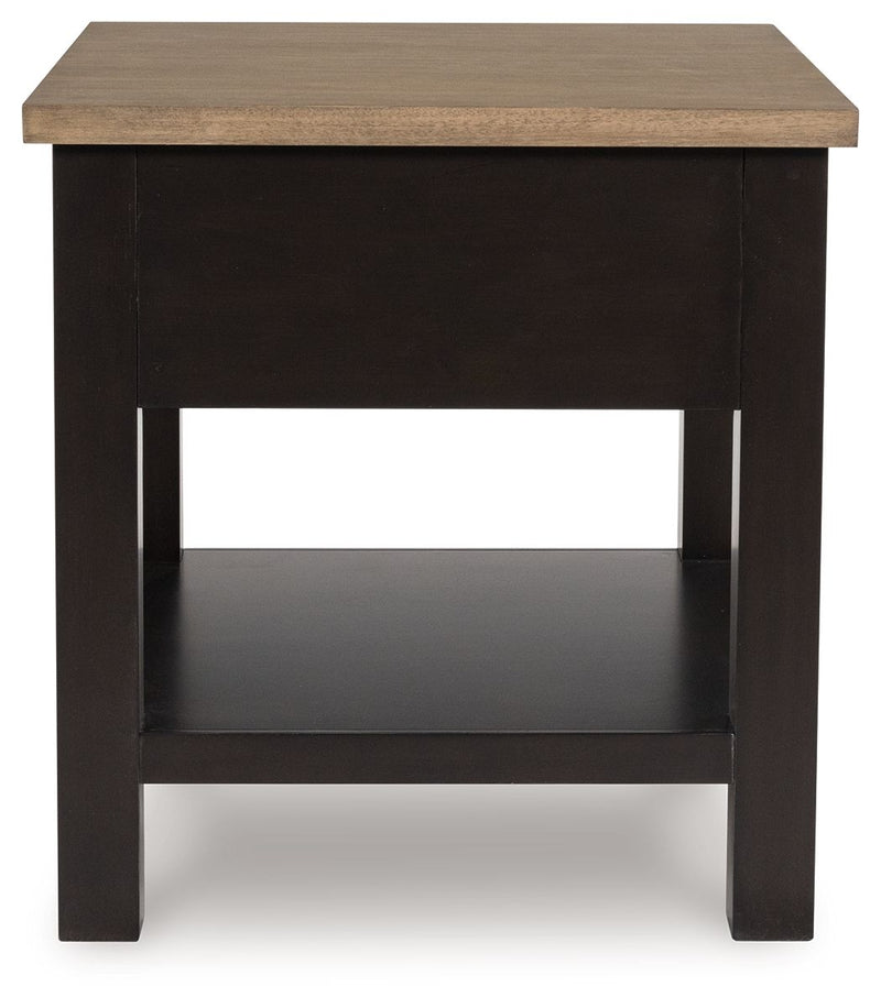 Drazmine - Rectangular End Table - Brown - R&R Furniture Gallery (Fountain Valley, CA)
