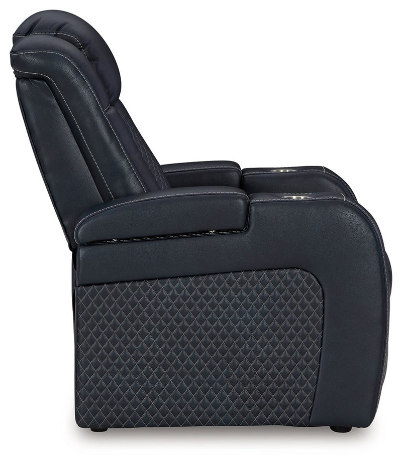 Fyne-dyme - Power Recliner/Adj Headrest - R&R Furniture Gallery (Fountain Valley, CA)