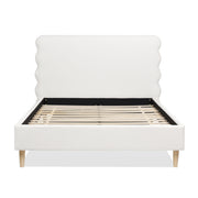 Stockholm - Modern Wavy Headboard Platform Bed - R&R Furniture Gallery (Fountain Valley, CA)
