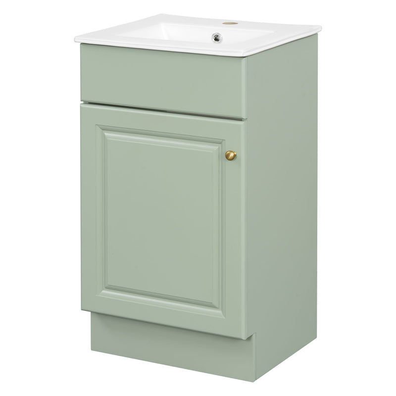 Bathroom Vanity With Sink, Cabinet With Adjustable Shelf