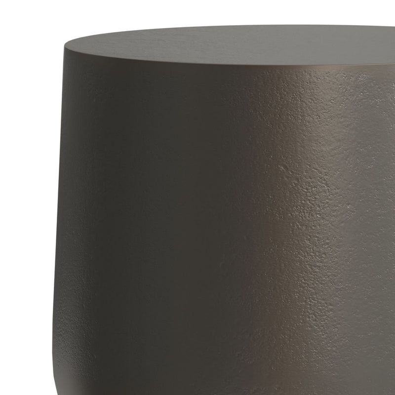 Anthony - Cast Aluminum Side Table - Bronze - R&R Furniture Gallery (Fountain Valley, CA)