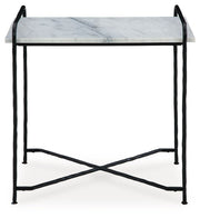Ashber - Accent Table - White / Black - R&R Furniture Gallery (Fountain Valley, CA)
