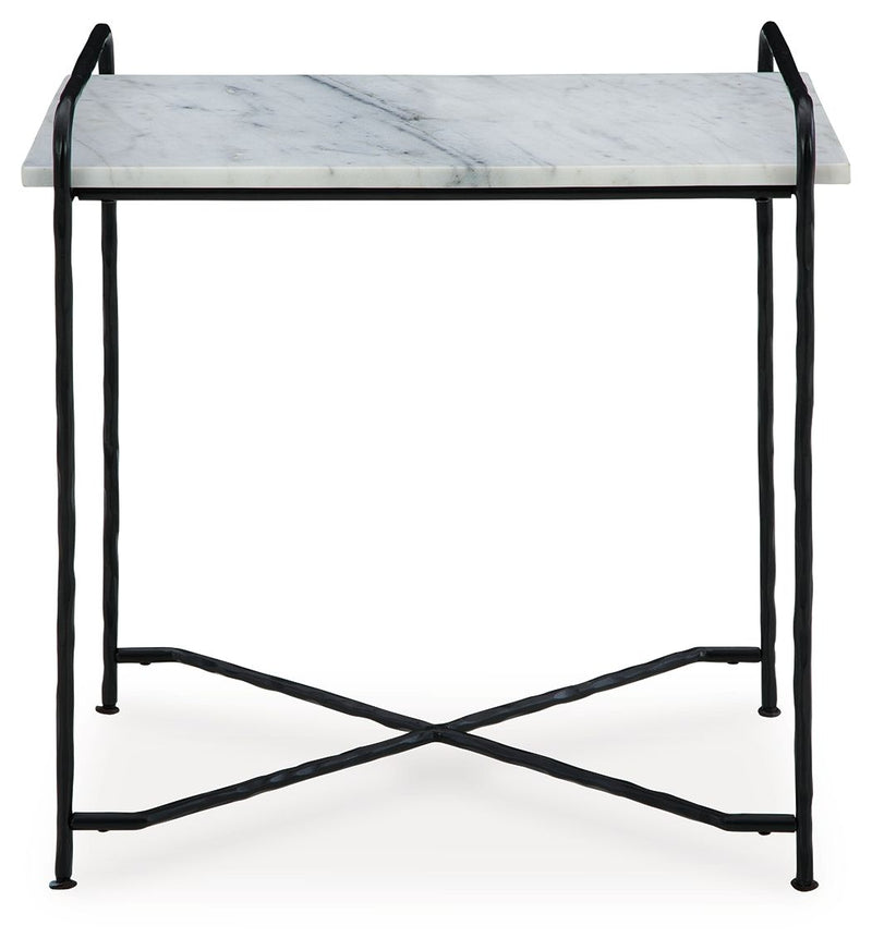 Ashber - Accent Table - White / Black - R&R Furniture Gallery (Fountain Valley, CA)