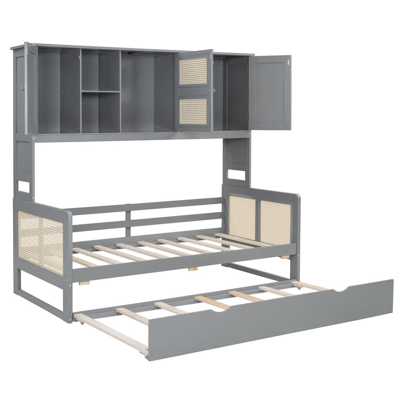 Daybed And All In One Cabinet And Shelf - R&R Furniture Gallery (Fountain Valley, CA)