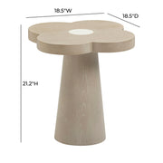 Allium - Side Table - Washed Ash - R&R Furniture Gallery (Fountain Valley, CA)