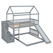 House Bunk Bed With Slide - R&R Furniture Gallery (Fountain Valley, CA)