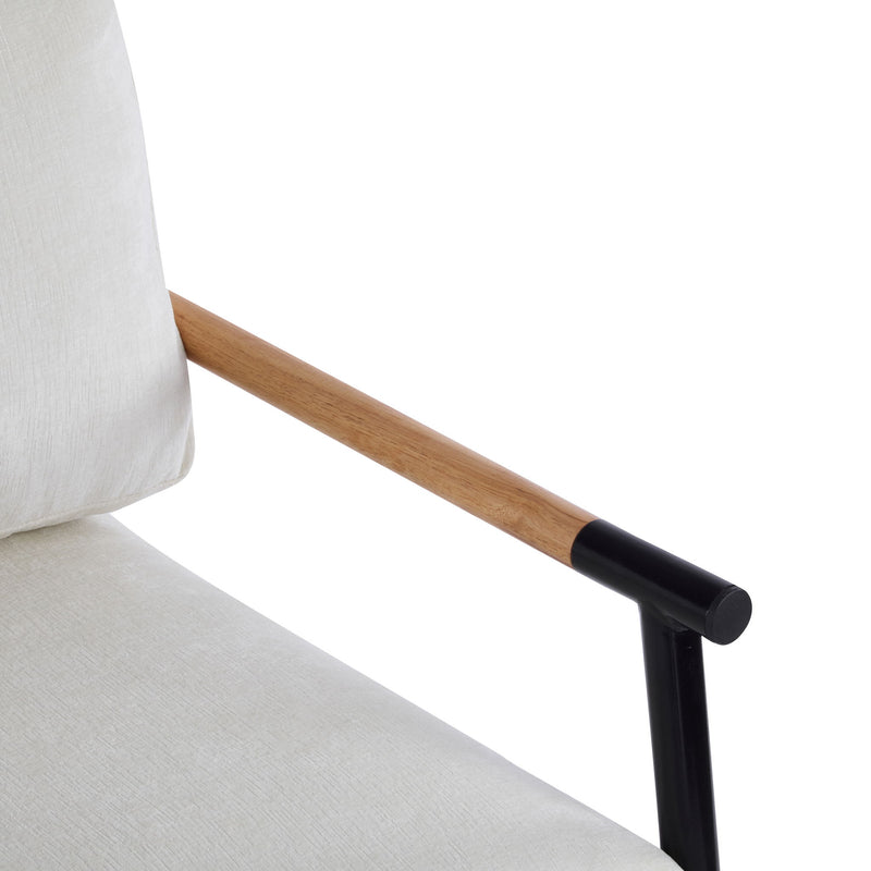 Modern Accent Chair With Cushions, Cozy Seating