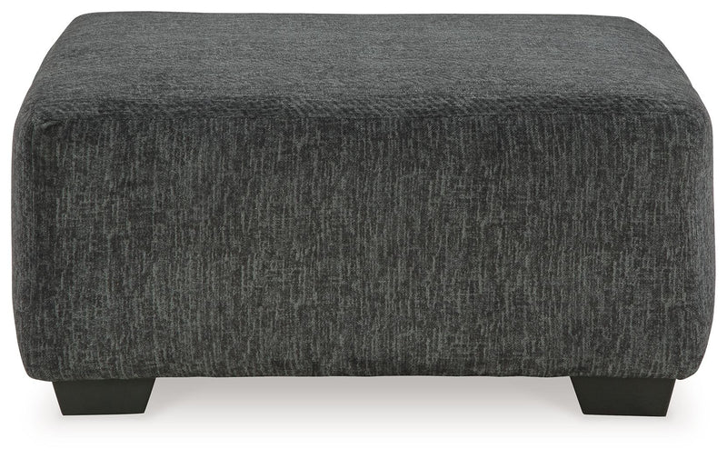 Biddeford - Oversized Accent Ottoman - Shadow - R&R Furniture Gallery (Fountain Valley, CA)