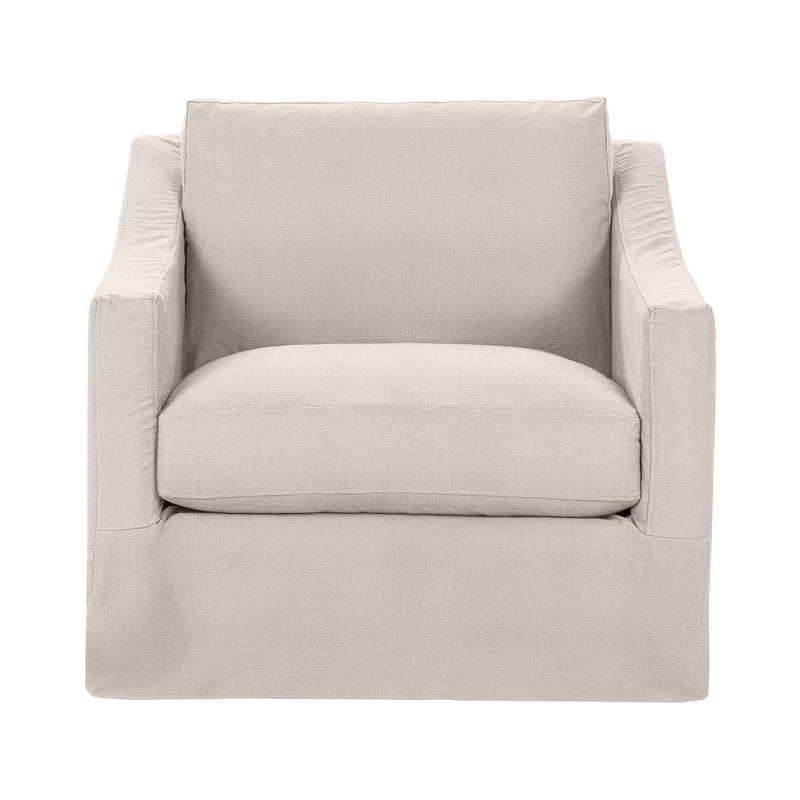 Classic Home Kipton swivel chair with a modern design, featuring a cushioned seat and a sleek, rotating base for versatile seating.