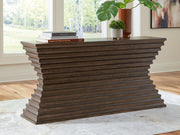 Hannodream - Sofa Table - Warm Brown - R&R Furniture Gallery (Fountain Valley, CA)