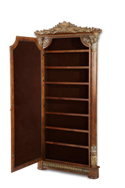 Villa Valencia - Accent Floor Wall Mirror With Storage - Classic Chestnut - R&R Furniture Gallery (Fountain Valley, CA)