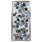 Modern blue shadow box wall decor by Uttermost, featuring a sleek, contemporary design ideal for stylish interior accents.