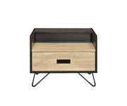 Melkree - Accent Table - Oak & Black - R&R Furniture Gallery (Fountain Valley, CA)