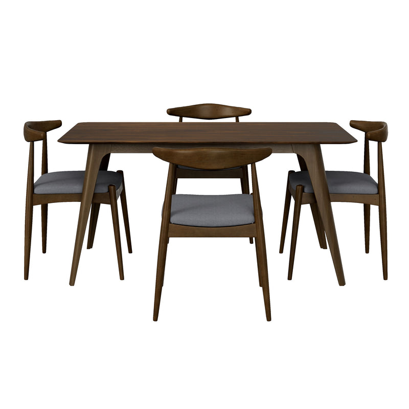 Retro Elegant 5 Piece Dining Set - R&R Furniture Gallery (Fountain Valley, CA)