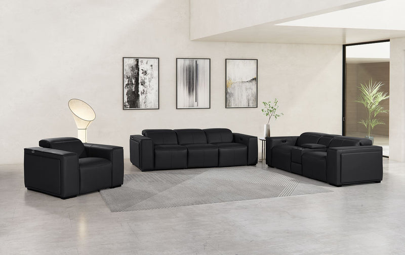 1224 - 7-Piece Modular Power Reclining Sofa, Loveseat & Chair Set In With 6 Power Recliners & Power Headrests - R&R Furniture Gallery (Fountain Valley, CA)