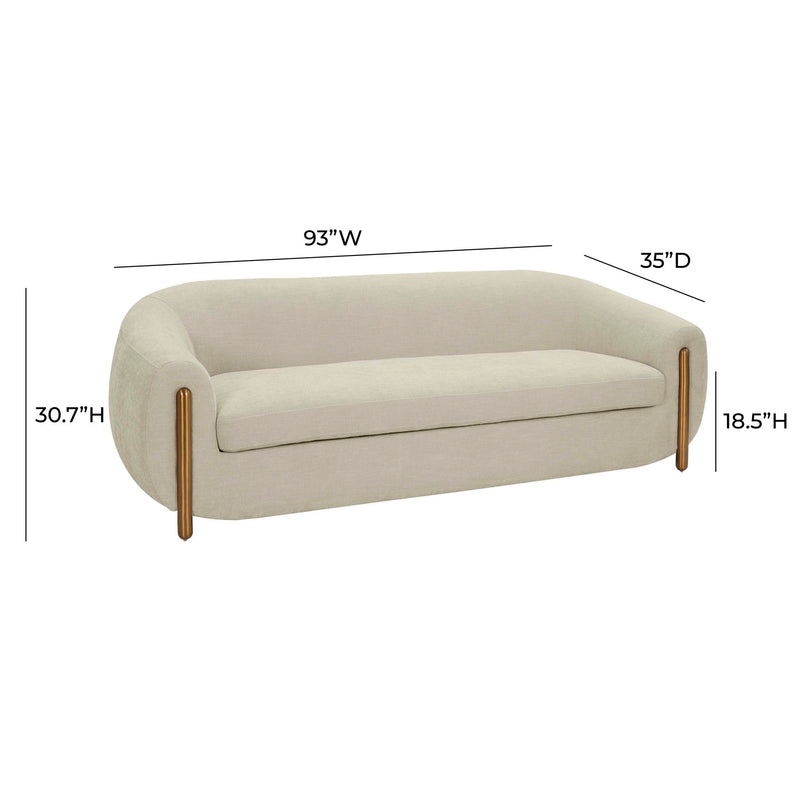 Lina - Textured Sofa - R&R Furniture Gallery (Fountain Valley, CA)