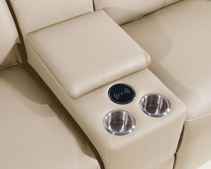 1224 - 7-Piece Modular Power Reclining Sofa In With 4 Power Recliners & Power Headrests