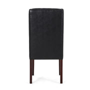 Noble House tufted dining chair set featuring high back design with elegant upholstery and modern style.