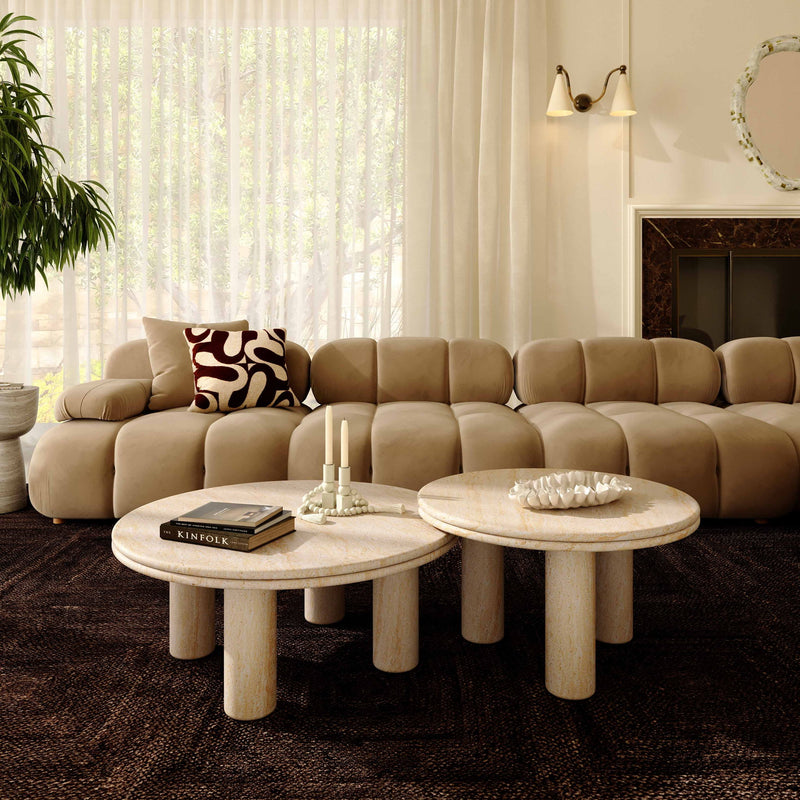 Amora - Indoor / Outdoor Round Accent Table - R&R Furniture Gallery (Fountain Valley, CA)
