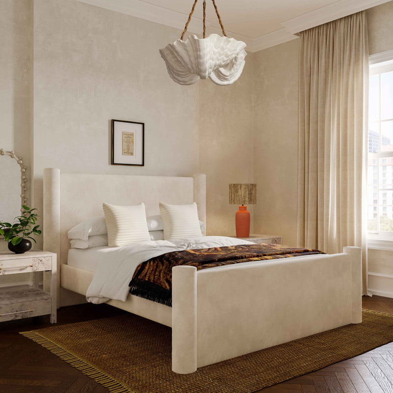 Athara - Velvet Bed - R&R Furniture Gallery (Fountain Valley, CA)