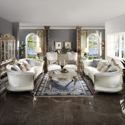 Dresden II - Coffee Table - Gold Patina & Bone - R&R Furniture Gallery (Fountain Valley, CA)