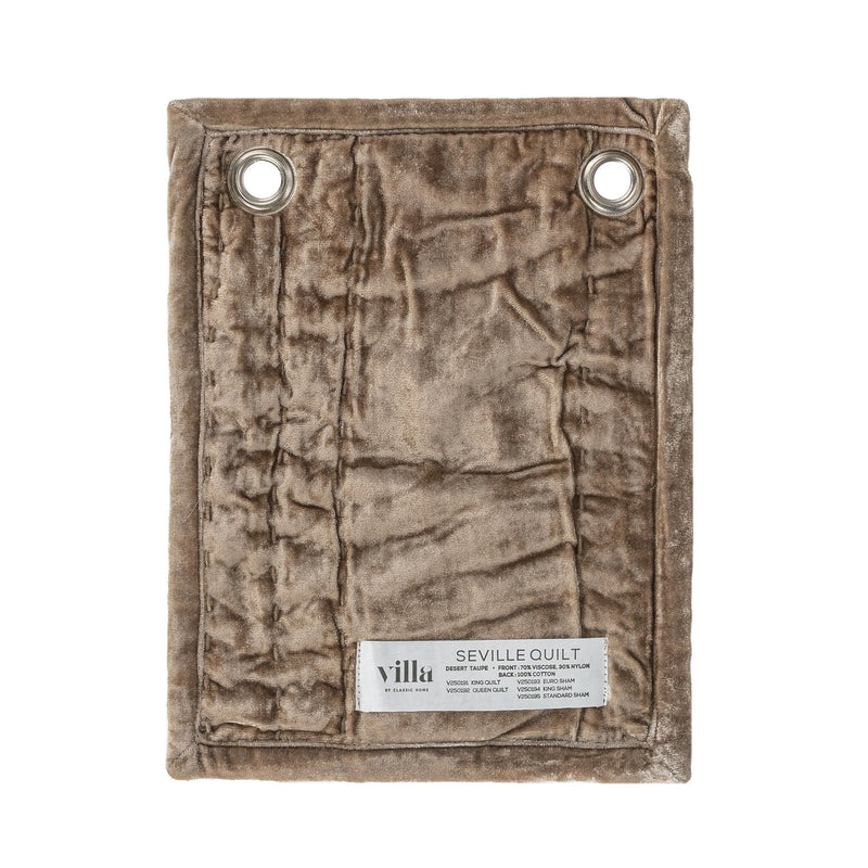 Seville - King Quilt Set - Desert Taupe
