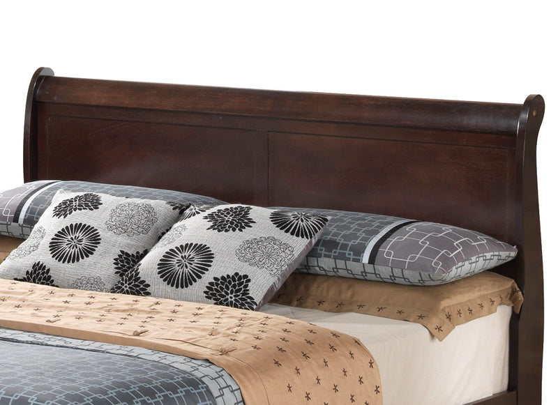 Sleigh Bed With Low Footboard - R&R Furniture Gallery (Fountain Valley, CA)