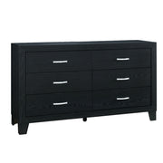 Carlos - 5 Pieces Queen Bedroom Set, Modern Design - Black - R&R Furniture Gallery (Fountain Valley, CA)