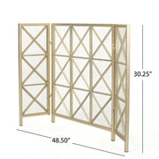 Margaret - 3 Panel Fireplace Screen Iron - R&R Furniture Gallery (Fountain Valley, CA)