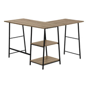Computer Desk, Home Office, Corner, Storage Shelves, L Shape, Work, Laptop, Contemporary, Modern - R&R Furniture Gallery (Fountain Valley, CA)