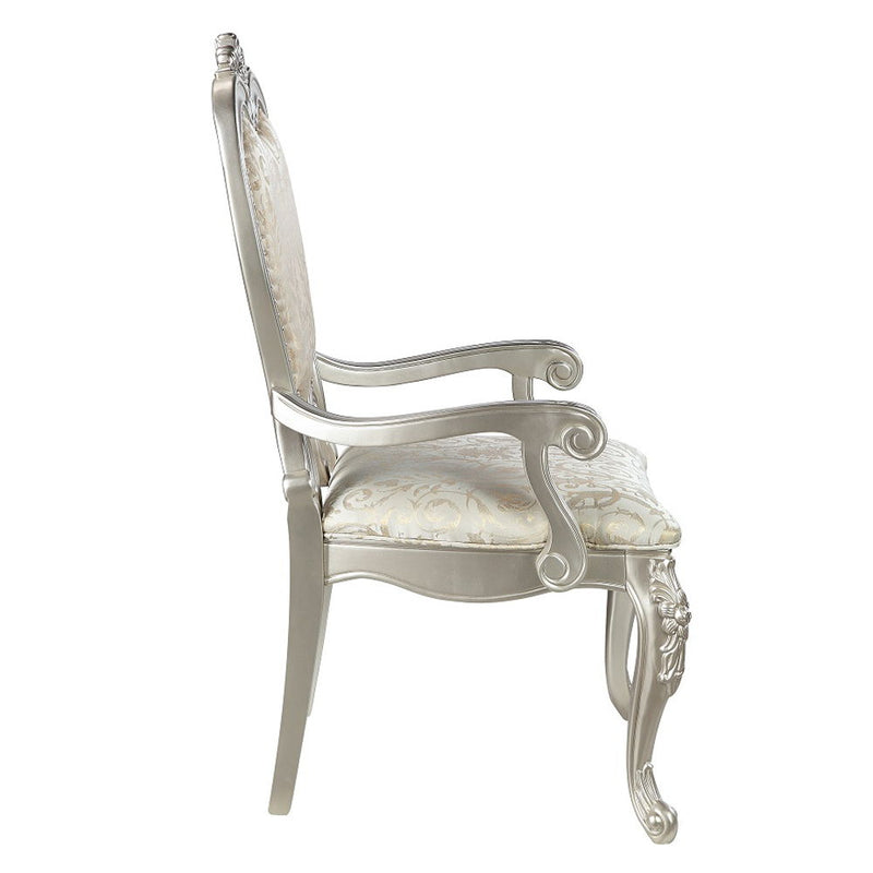 Bently - Arm Chair (Set of 2) - Fabric & Champagne - R&R Furniture Gallery (Fountain Valley, CA)