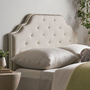 Charismatic - Size Headboard With Button Tufting And Nailhead Trim - R&R Furniture Gallery (Fountain Valley, CA)