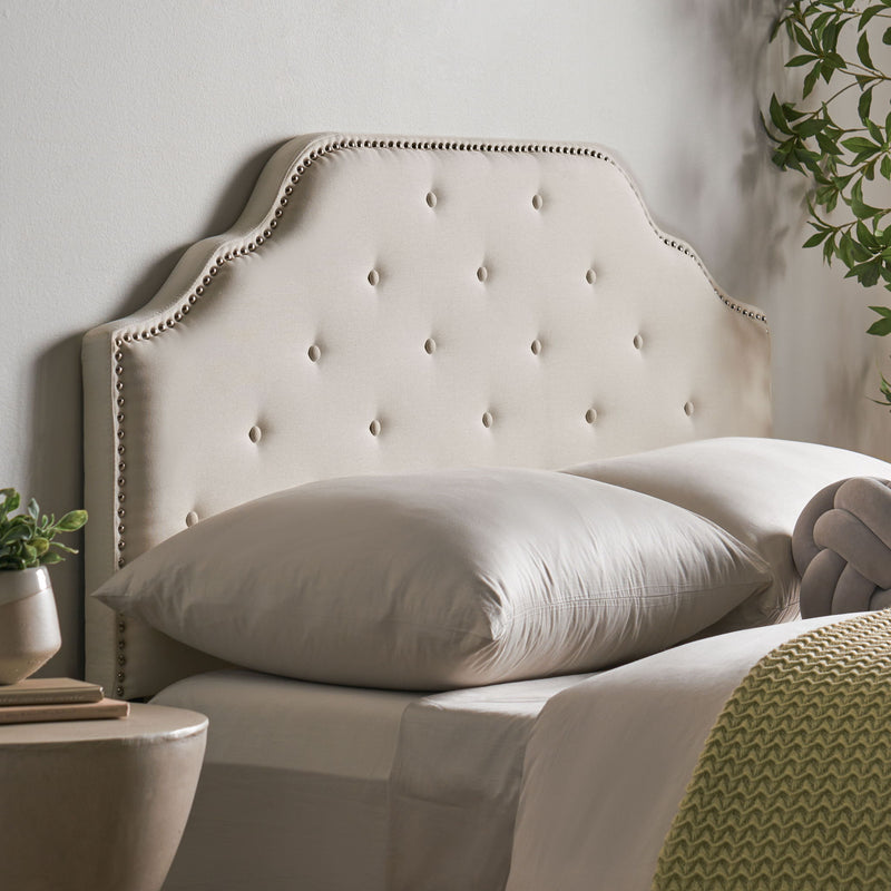 Charismatic - Size Headboard With Button Tufting And Nailhead Trim - R&R Furniture Gallery (Fountain Valley, CA)