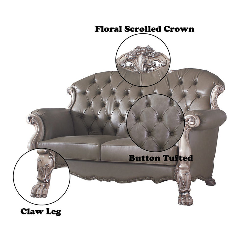Dresden - Loveseat w/3 Pillows - R&R Furniture Gallery (Fountain Valley, CA)
