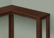 Corner Accent Console Table For Entryway, Contemporary & Modern - Cherry - R&R Furniture Gallery (Fountain Valley, CA)