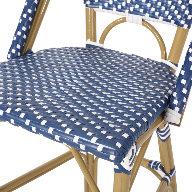 Outdoor Pe Rattan French Barstool Set - R&R Furniture Gallery (Fountain Valley, CA)