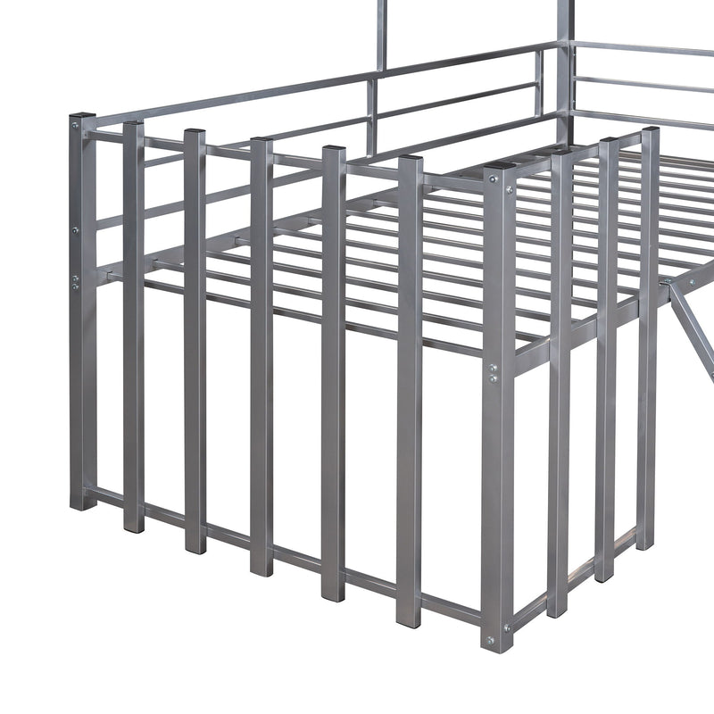 Loft Bed With Roof, Window, Guardrail, Ladder - R&R Furniture Gallery (Fountain Valley, CA)