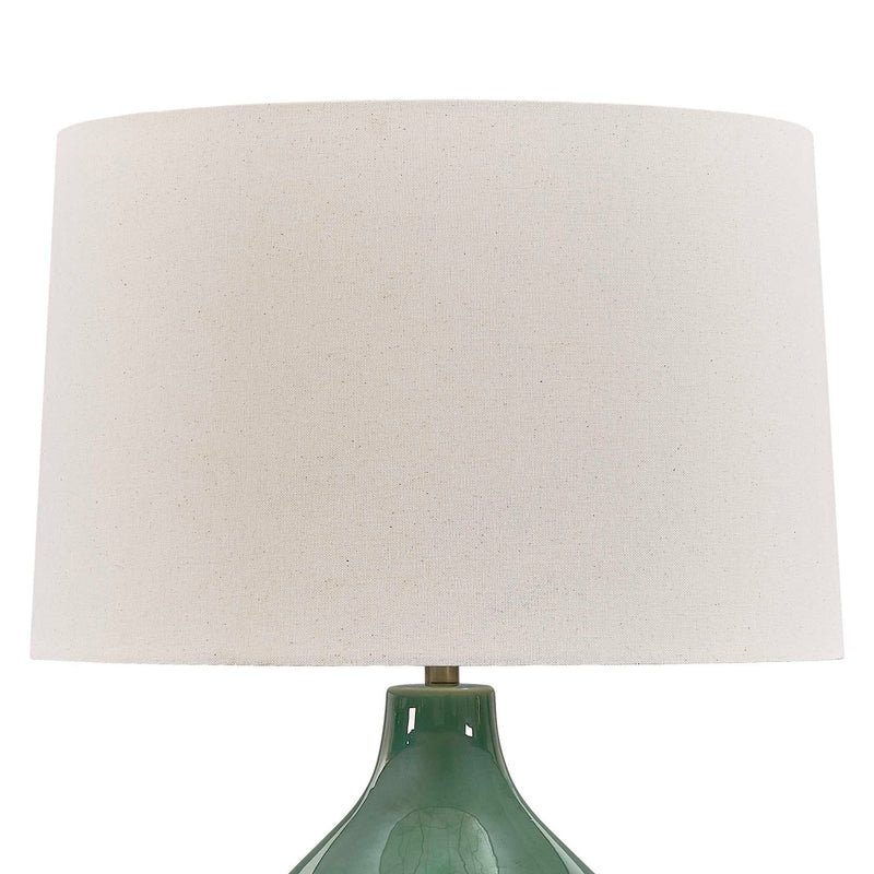 Breya - Glaze Table Lamp - Green
