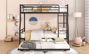 Steel construction bunk bed by DreamHaus with sturdy metal frames and ladder, ideal for space-saving sleeping arrangements