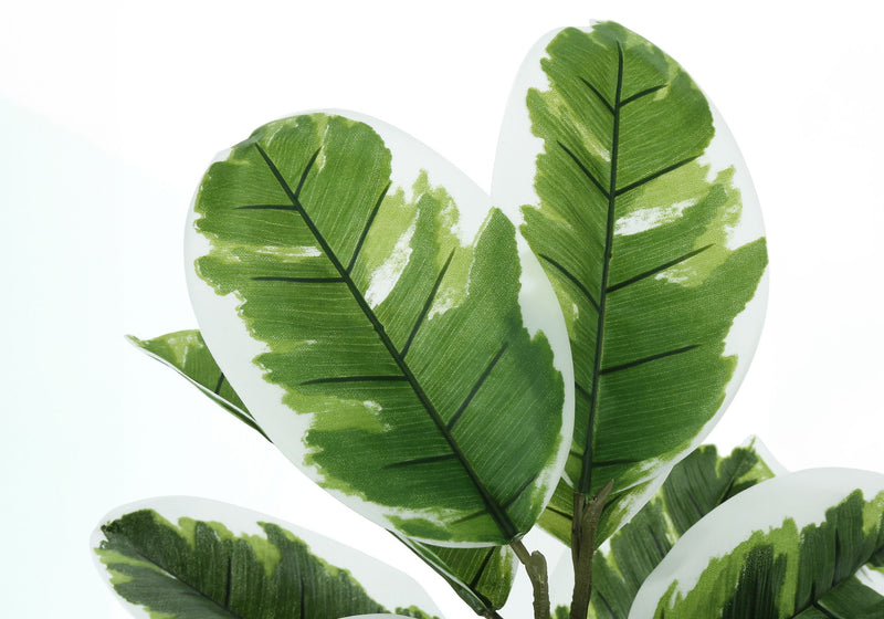 27" Tall, Artificial Plant, Rubber, Indoor, Faux, Fake, Table, Greenery, Potted, Real Touch, Decorative - Green / Black - R&R Furniture Gallery (Fountain Valley, CA)