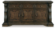 Maylee - Dining Room Buffet - Dark Brown - R&R Furniture Gallery (Fountain Valley, CA)