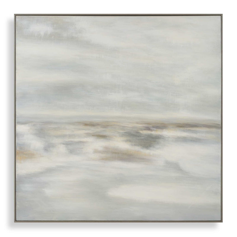 Furthest Thing - Canvas Landscape Art - Brown / Gray / White
