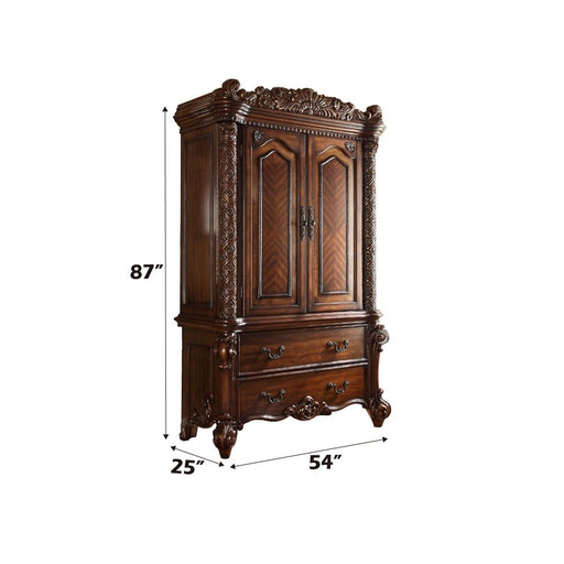 Vendome - Wardrobe/TV Armoire - Cherry - R&R Furniture Gallery (Fountain Valley, CA)