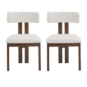 Modern Upholstered Armless Dining Chairs With Metal Legs - R&R Furniture Gallery (Fountain Valley, CA)