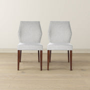 Luca - Dining Chair (Set of 2) - Light Gray - R&R Furniture Gallery (Fountain Valley, CA)