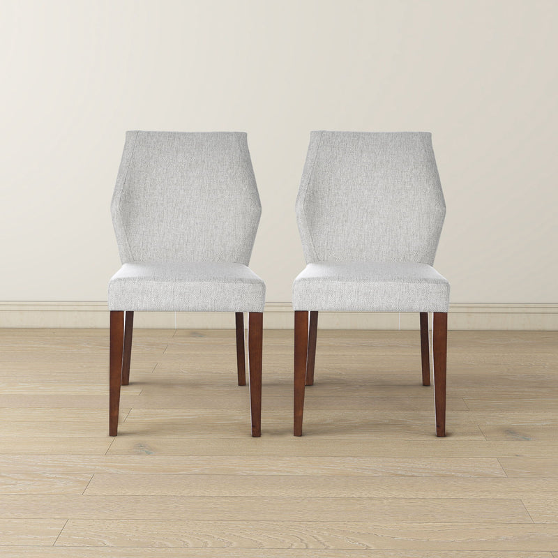 Luca - Dining Chair (Set of 2) - Light Gray - R&R Furniture Gallery (Fountain Valley, CA)